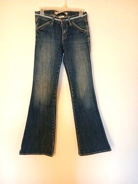Gap Flare Low Rise Vintage Style Blue Jeans Size 0